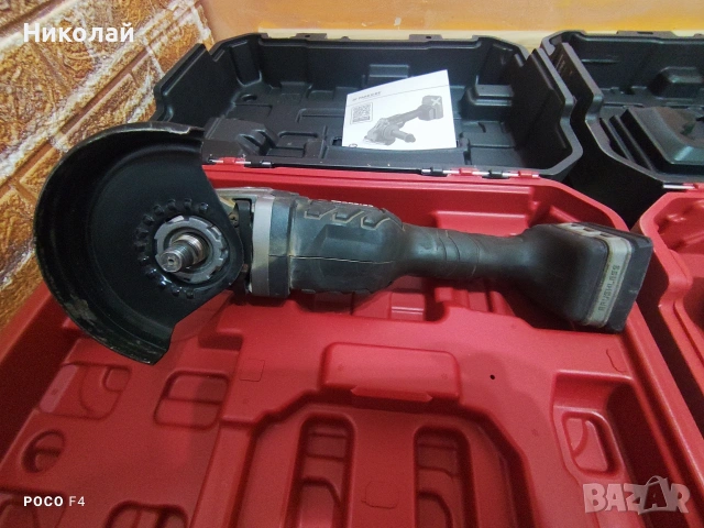 За части/ремонт!3 бр. Акумулаторен ъглошлайф Parkside , снимка 3 - Други инструменти - 54142371