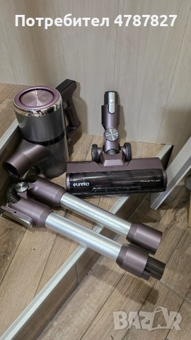 Безжична прахосмукачка Eureka AK10 +всички аксесоари – отлично работеща, снимка 5 - Прахосмукачки - 54096560
