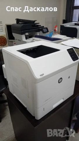 Нов!!! Лазерен принтер HP LaserJet Еnterprise M 605 с дуплекс и мрежа, снимка 3 - Принтери, копири, скенери - 54019240