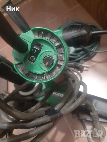 Пистолет Leister и ъглошлайфи Хикоки, снимка 5 - Ъглошлайфи - 54476880