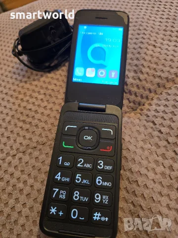 Alcatel 3026X с капак + зарядно, снимка 3 - Други - 55404508