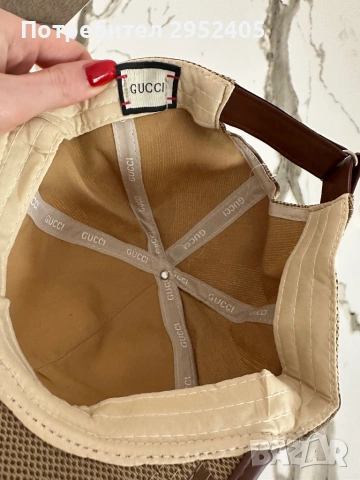 Gucci шапка с козирка , снимка 6 - Шапки - 54395427