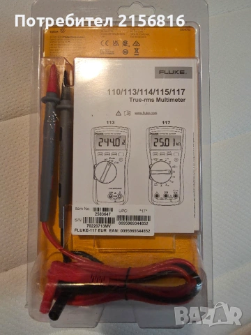 Fluke 117 True RMS Multimeter нов , снимка 4 - Други инструменти - 52846780