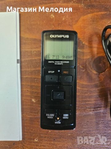 Дигитален диктофон Olympus VN-3000PC – Доказано японско качество, Пълен комплект, снимка 3 - Други - 55257952