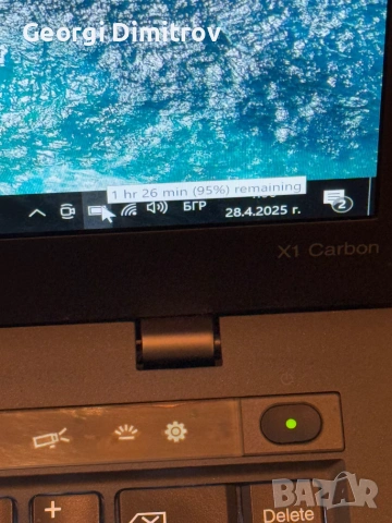 Lenovo x1 carbon i7-4550U/8RAM/512SSD/Intel HD 5000/2K QHD, снимка 6 - Лаптопи за работа - 54984285