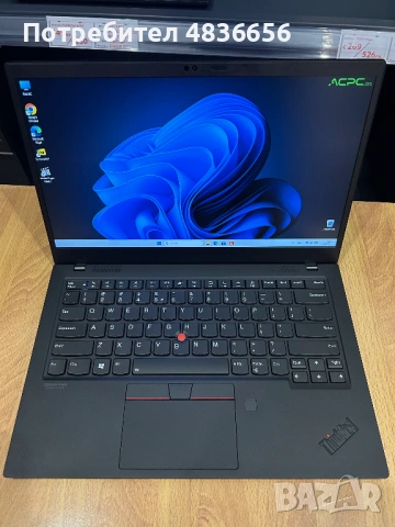 Като нов! Лаптоп Lenovo X1 Carbon Gen7 i7/16GB RAM/512GB, 3м. гар.