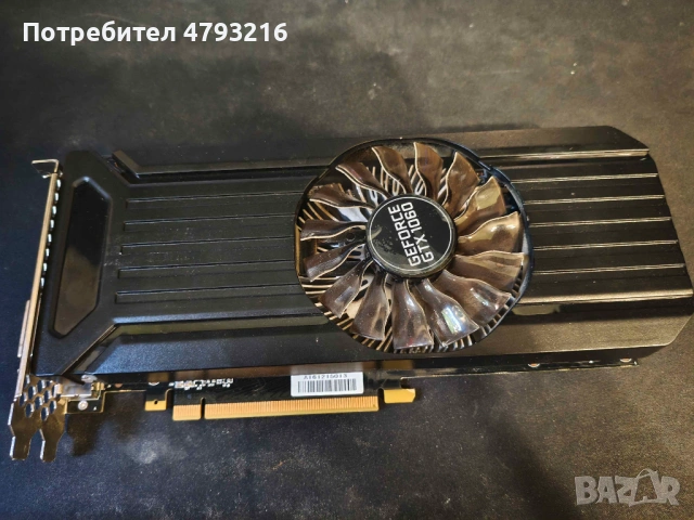 Видео карта 1060 6GB Palit stormx