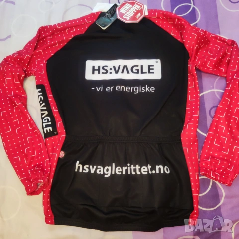 🚴‍♂️ ЧИСТО НОВО колоездачно яке Santini Windstopper - размер XXL, снимка 2 - Велосипеди - 54653834