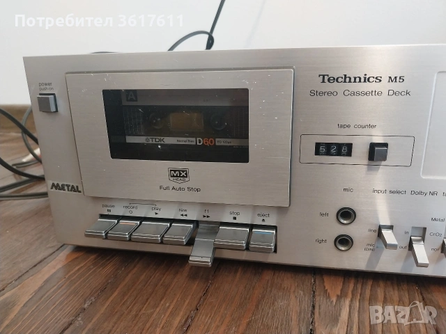Ретро дек Technics M5, снимка 7 - Декове - 54220094