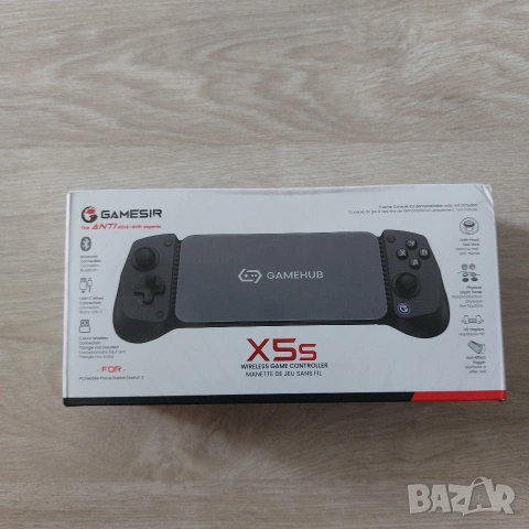 Безжичен мобилен контролер GameSir X5s (Hall Effect) за Android, iPhone, Switch, PC