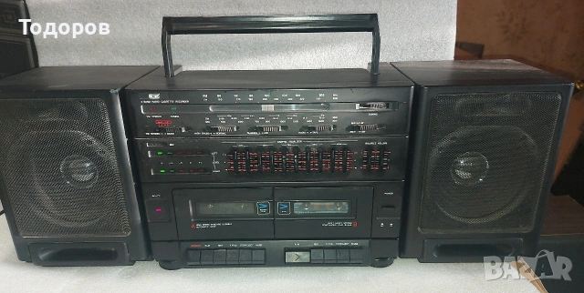 ICE SRR-2479 Stereo Radio Double Cassette Recorder 