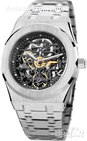 Мъжки автоматичен часовник FEICE FM019HOT Skeleton, снимка 2 - Мъжки - 54964410