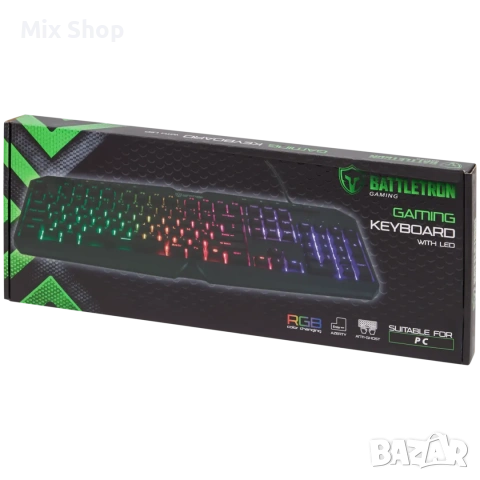 Нова Gaming Клавиатура RGB battletron
