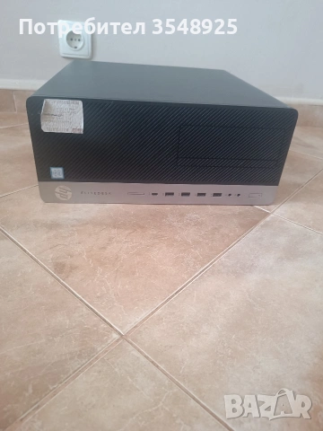 Компютър 1. HP EliteDesk 800G3 TWR i3-6100 DDR 4 без хард диск