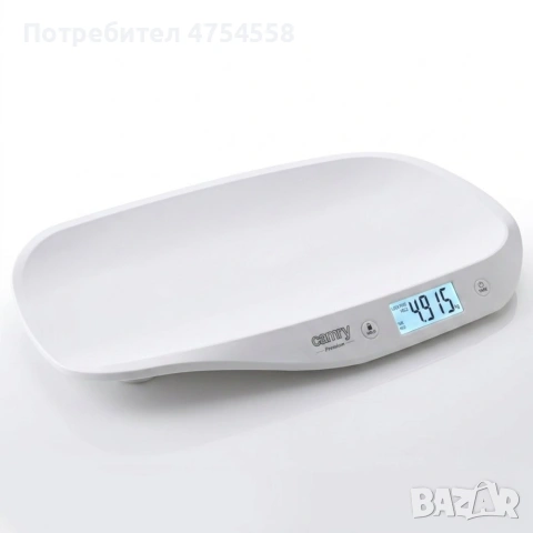 Бебешка електронна везна Camry – Прецизно измерване до 20 кг с HOLD функция и LCD дисплей