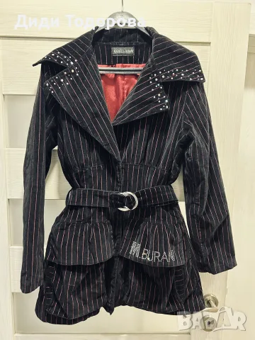 Италианско дизайнерско палто/сако Mariella Burani (L/XL), снимка 2 - Палта, манта - 55456819