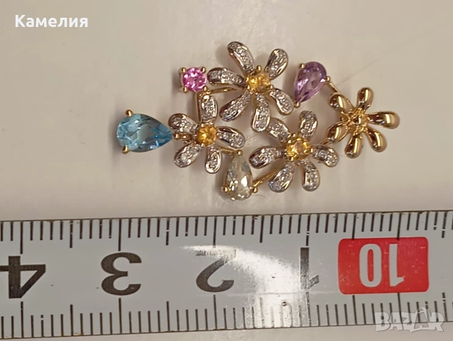 Руско злато. Обеци и висулка. , снимка 13 - Бижутерийни комплекти - 55241178