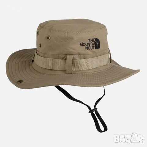 Мъжка шапка тип bucket бежова_1261616