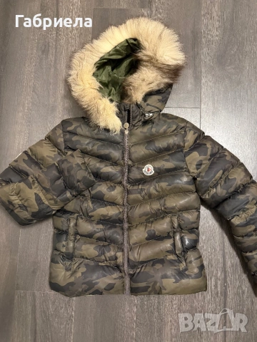 Монклер зимно яке с естествен Пух  