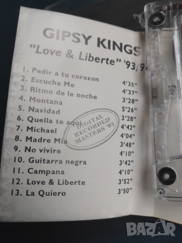 Gipsy Kings - Love liberte - аудио касета музика, снимка 2 - Аудио касети - 54172526