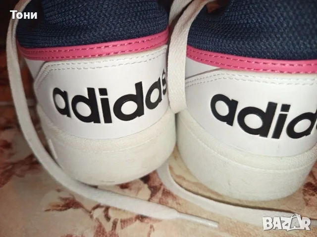 ADIDAS Оригинал Нови Дамски Кожени Маратонки 40 , снимка 2 - Маратонки - 55496015