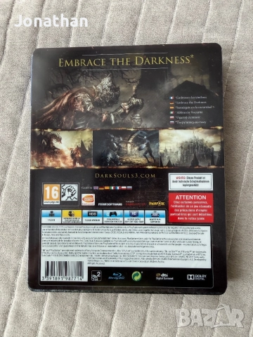 Steelbook Dark Souls III 3 - Apocalypse Edition, снимка 2 - Игри за PlayStation - 55594811