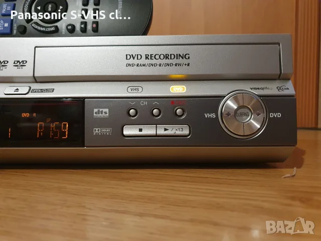 Panasonic DMR-ES30V VHS-DVD recorder, снимка 6 - Плейъри, домашно кино, прожектори - 55607992