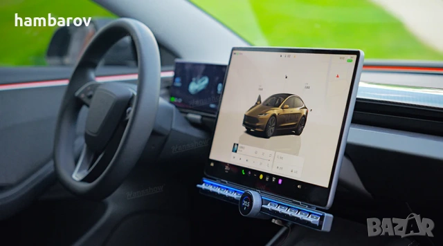 Конзола с 20 бутонa за Tesla Model 3/Y /с Ryzen процесор/ на HansShow, снимка 3 - Части - 54717782