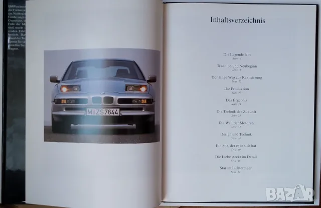 Книга брошура списание каталог за BMW 850 i на немски език БМВ 8er Series, снимка 3 - Колекции - 55503103