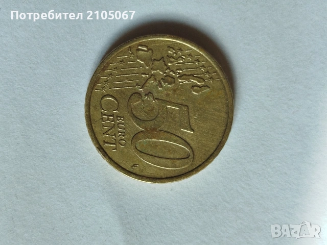 50 цента Австрия 2002, снимка 2 - Нумизматика и бонистика - 55019395