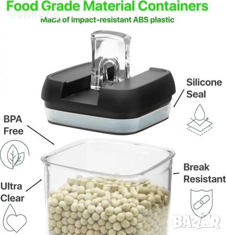 Комплект от 7 херметични контейнера – сигурно съхранение и перфектна организация, снимка 7 - Аксесоари за кухня - 54050736