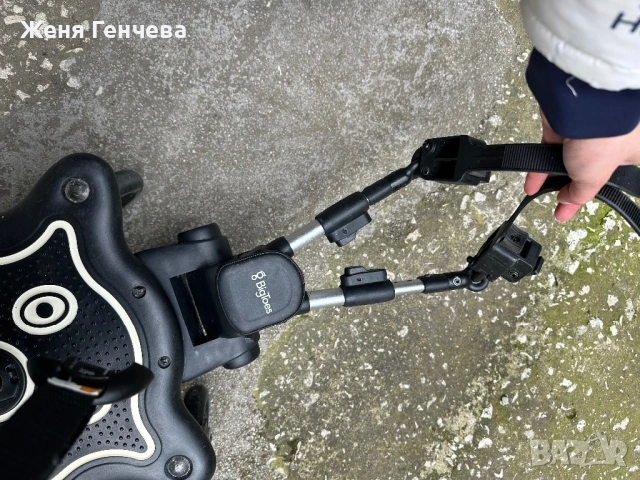 Седалка за количка за второ дете до 25 кг BigToes Rider 360°, универсална, снимка 4 - Детски колички - 54389509