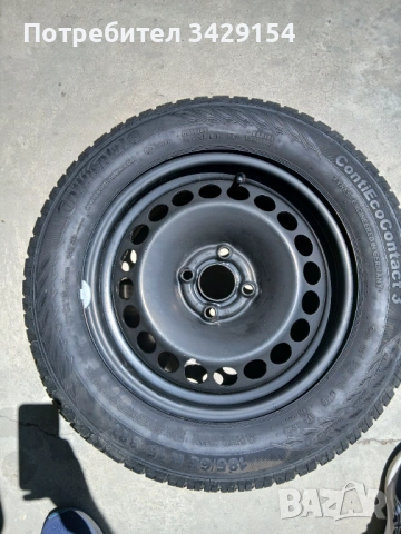 Супер Изгодно Нова Гума CONTINENTAL Conti EcoContact 3 185/65 R15 88T с Джанта, снимка 5 - Гуми и джанти - 54767577