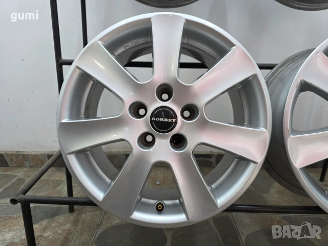 4бр 16ски джанти BORBET за PEUGEOT, FORD, RENAULT 5х108мм A161404 