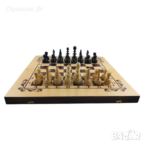 КОМПЛЕКТ ШАХ И ТАБЛА БУК СИТОПЕЧАТ 48/48