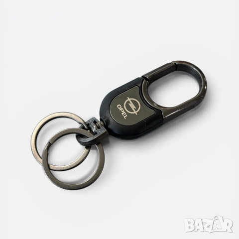Луксозен метален ключодържател Opel / Опел – графитен дизайн