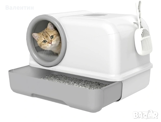 Котешка тоалетна PawHut, снимка 3 - За котки - 55274391