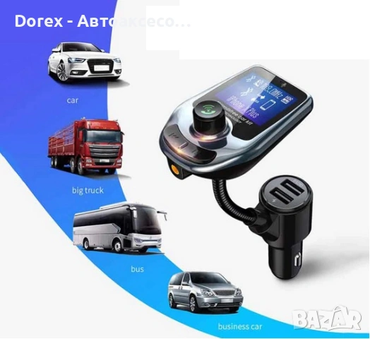 Трансмитер с Дисплей +2USB /А3095, снимка 3 - Аксесоари и консумативи - 54110077