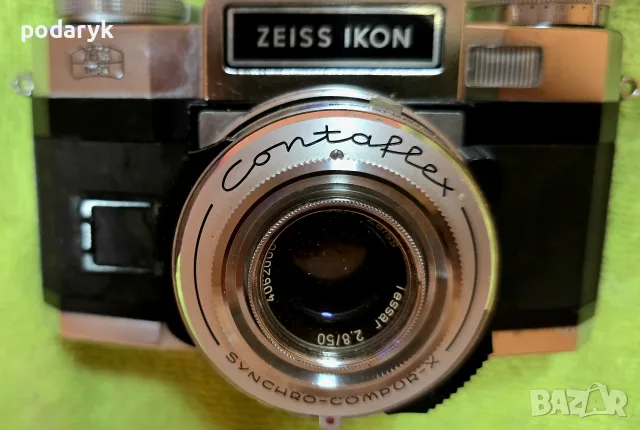 Zeiss Ikon Contaflex Super + Carl Zeiss Tessar 50mm f/2.8 | Винтидж немски фотоапарат