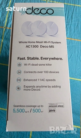 рутер меш система TP-Link Deco M5, снимка 3 - Рутери - 54946921
