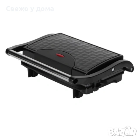 НОВ с гаранция Мултифункционален грил тостер 1000W - терморегулатор и отваряне на 180°, снимка 6 - Тостери - 54562294