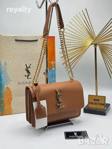 Yves Saint Laurent Нова Дамска Кожена Чанта Различни Цветове YSL, снимка 5 - Чанти - 55338738