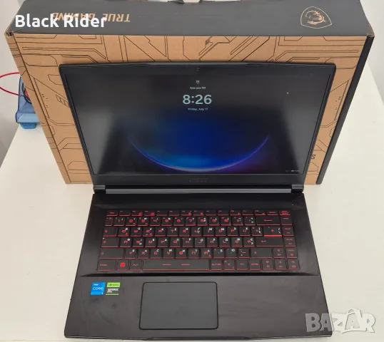 Нов Гейминг лаптоп MSI - Thin GF63 12UC, 15.6'', FHD, i5, 16 RAM, 144Hz, RTX3050, снимка 4 - Лаптопи за игри - 55326528