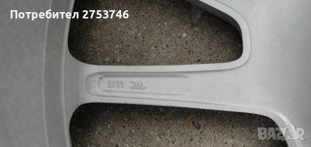 1бр Спорт пакет АМGджанта 7.5j×19.Произведена в Мексико , снимка 3 - Гуми и джанти - 54091234