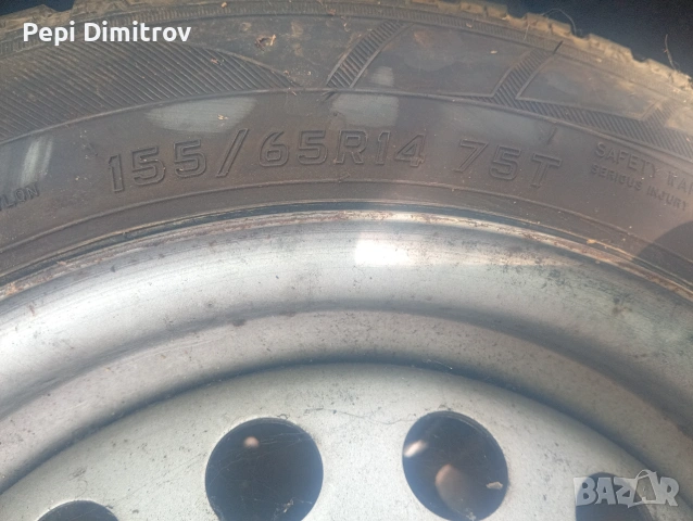 14" стоманена джанта Michelin 60452 6K9.601.027.A/B 5 5J H2A ET35 PCD 4x100 L3135, снимка 3 - Части - 55074584
