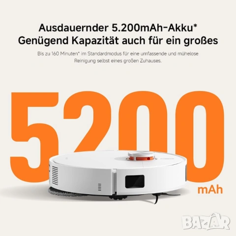 Робот прахосмукачка Xiaomi Robot Vacuum X20 Pro 7000Pa с All-in-One станция - НОВА, снимка 11 - Прахосмукачки - 54919414