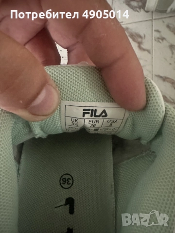 Употребявани дамски кецове Fila, снимка 4 - Кецове - 55630503