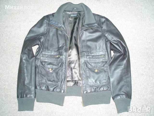 Дамско кожено яке , снимка 7 - Якета - 54352799