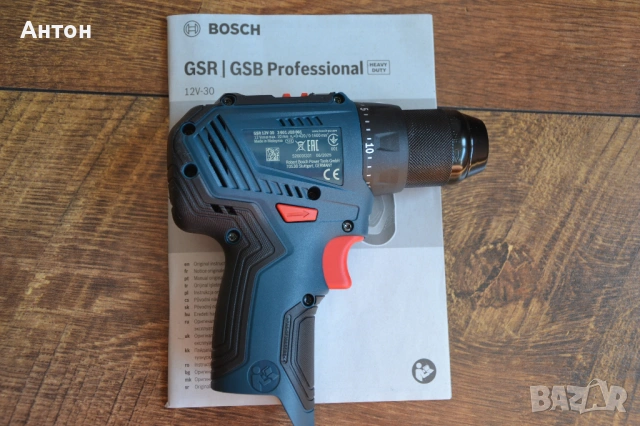 Нов Безчетков Винтоверт Bosch GSR 12V-30, снимка 2 - Винтоверти - 54887153