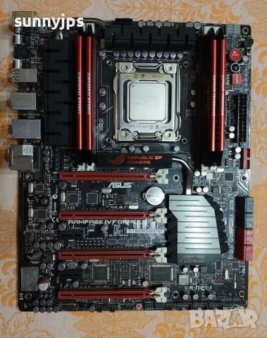 ASUS RAMPAGE IV Formula LGA2011 + Intel Core i7-3930k + 32GB DDR3, снимка 5 - Дънни платки - 54369479